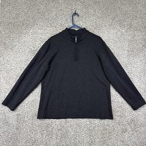 Mizzen And Main Proflex Quarter Zip Mens Size XL Pullover Performance Golf Gray